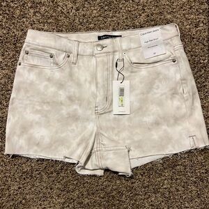 Calvin Klein White High Waist Shorts